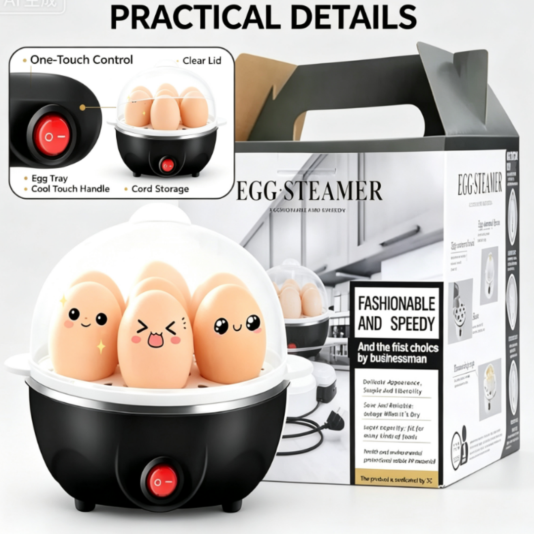 Egg Cooker Rapid - 7 Eggs Electric Eggs Cooker, Rapid