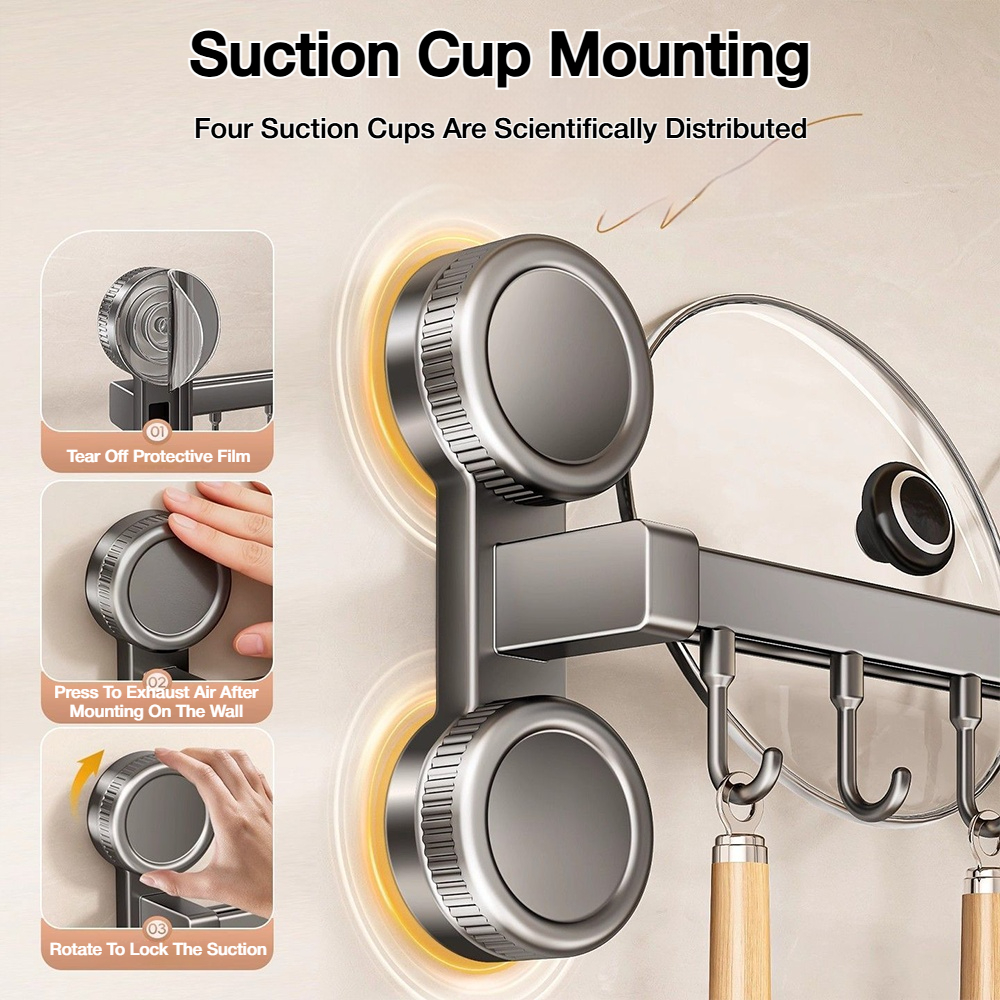 Suction Cup No Punching Wall M - Kitchen Appliances Cabinet review and price