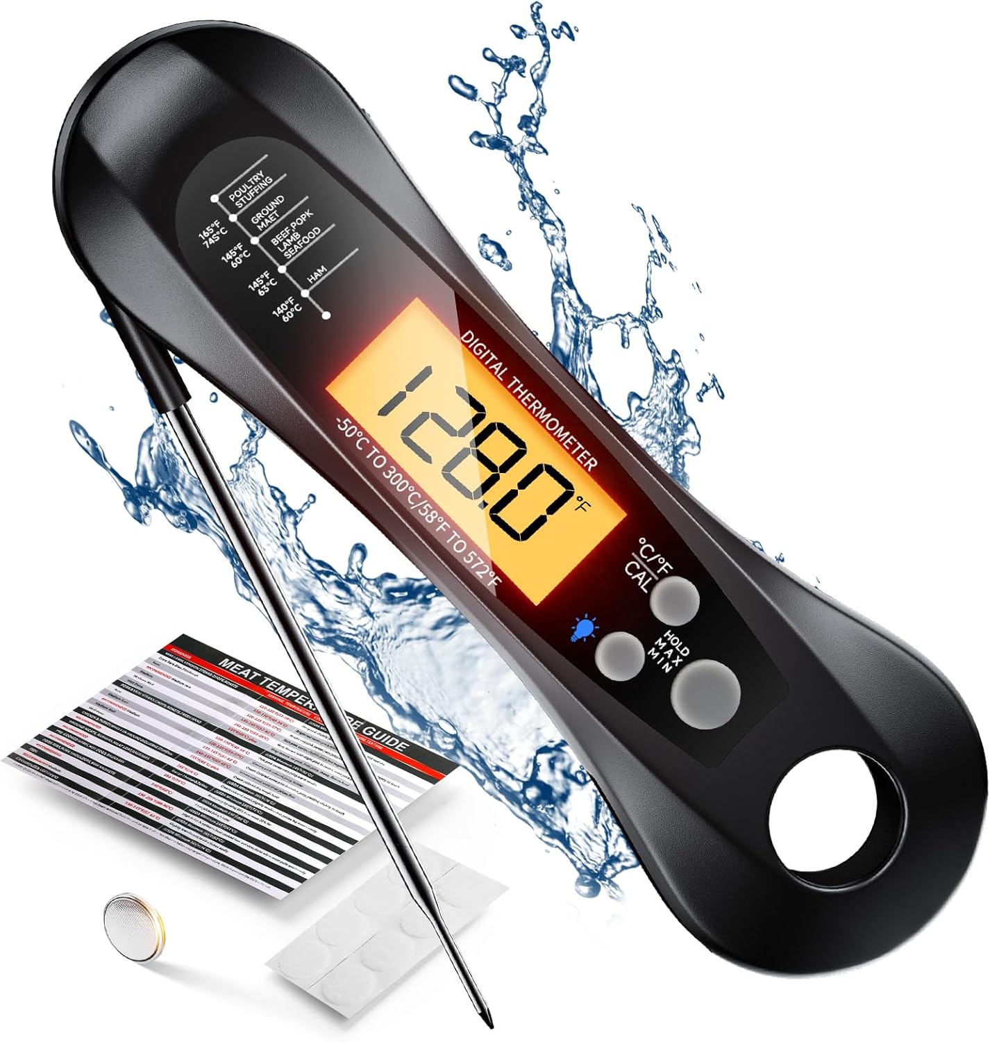 Digital Meat Thermometer Water - Kitchen Appliances For Cooking review and price