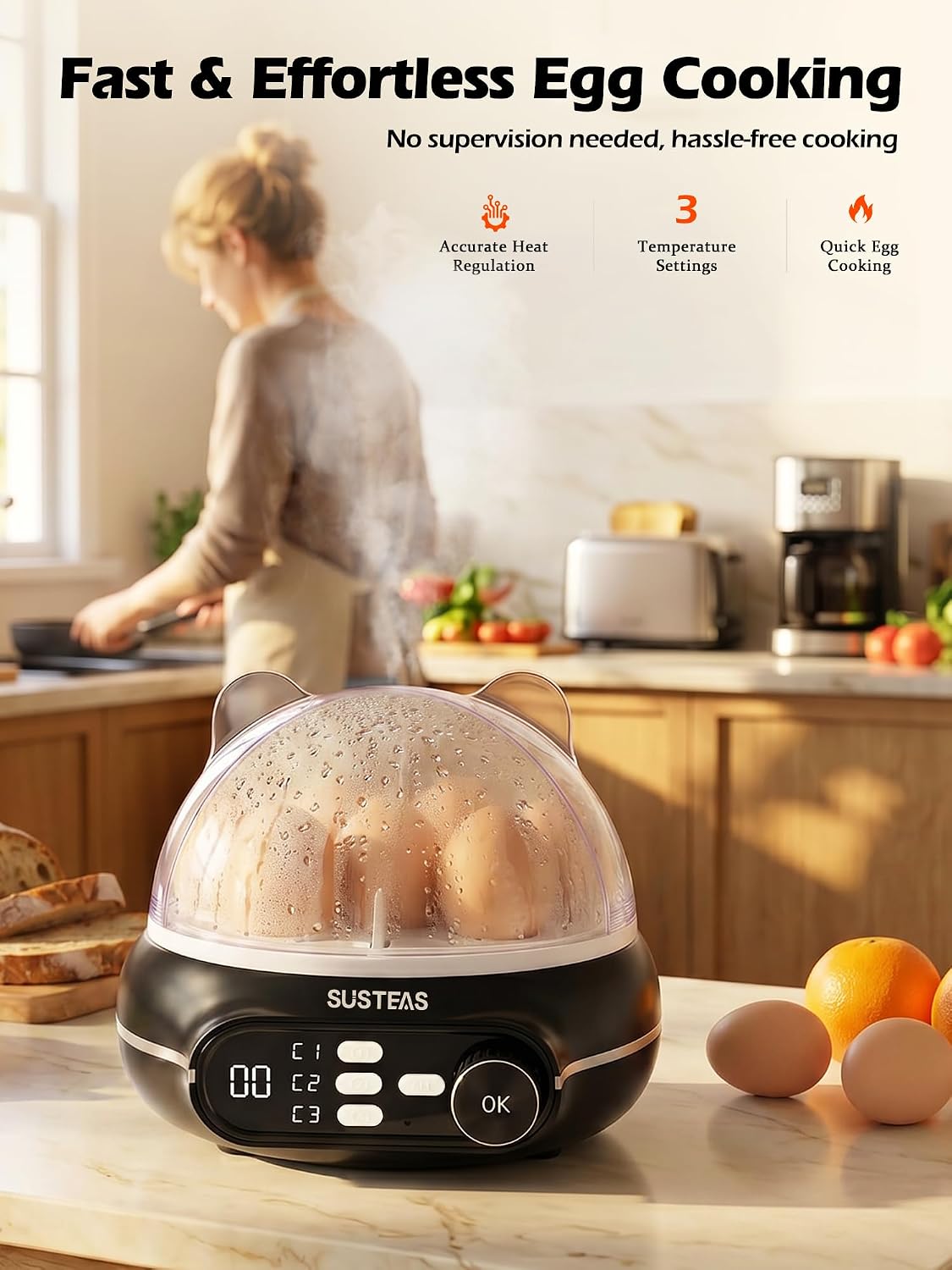 Torvani Store SUSTEAS Rapid Eg - Egg Cooker Rapid review and price
