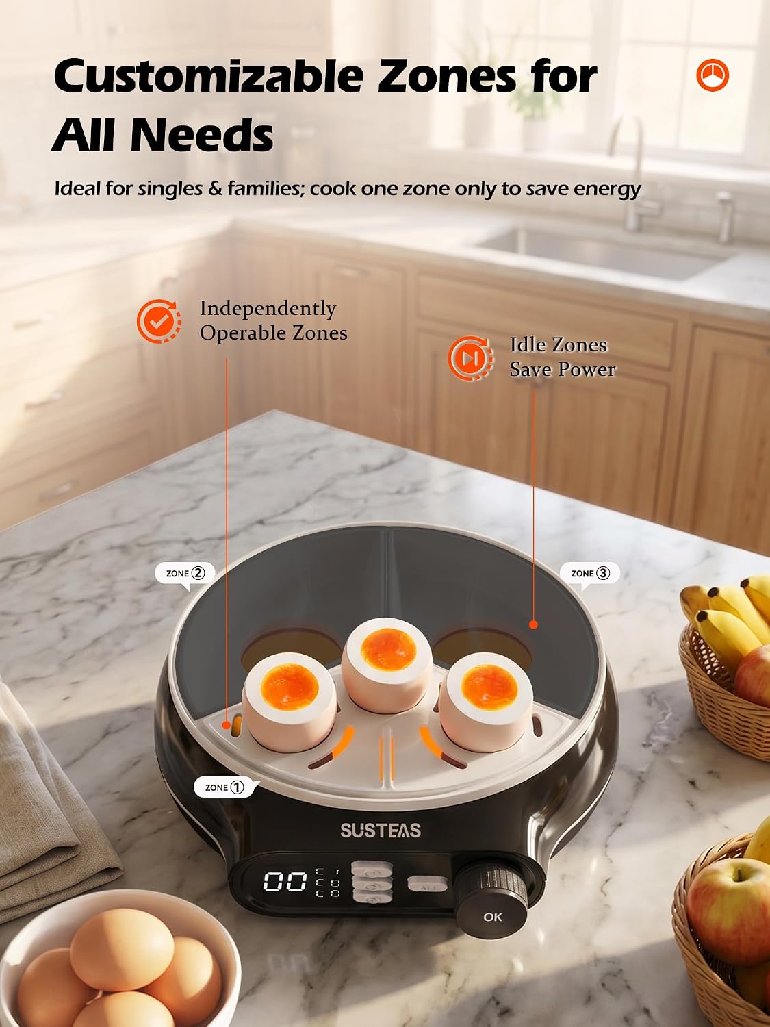 Torvani Store SUSTEAS Rapid Eg - Egg Cooker Rapid review and price