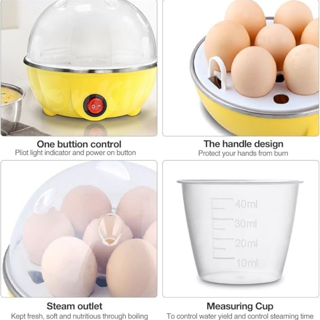 7 Eggs Electric Eggs Cooker, R - Egg Cooker Rapid review and price