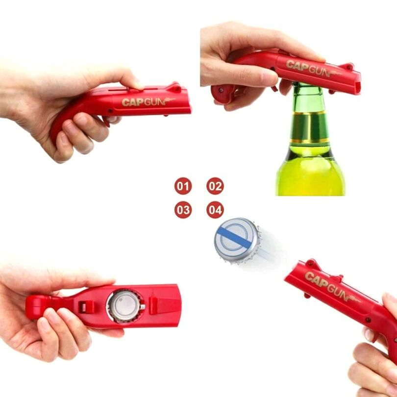 Cap Gun Beer Bottle Opener Por - Kitchen Appliances Best review and price