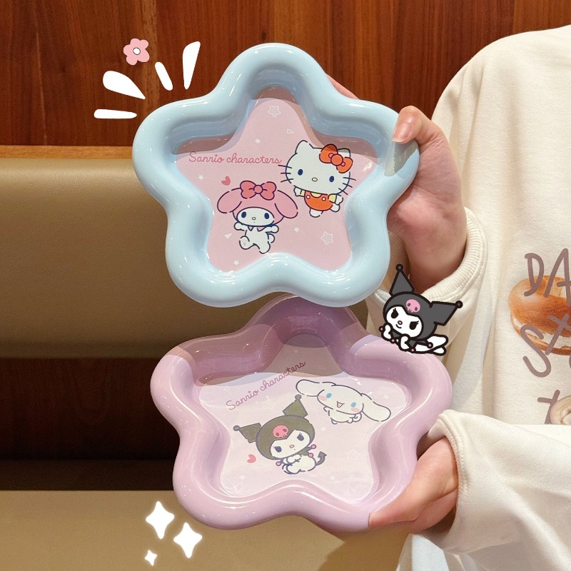 Cartoon Cat Print Ceramic Dinn - Kitchen Appliances Brand review and price