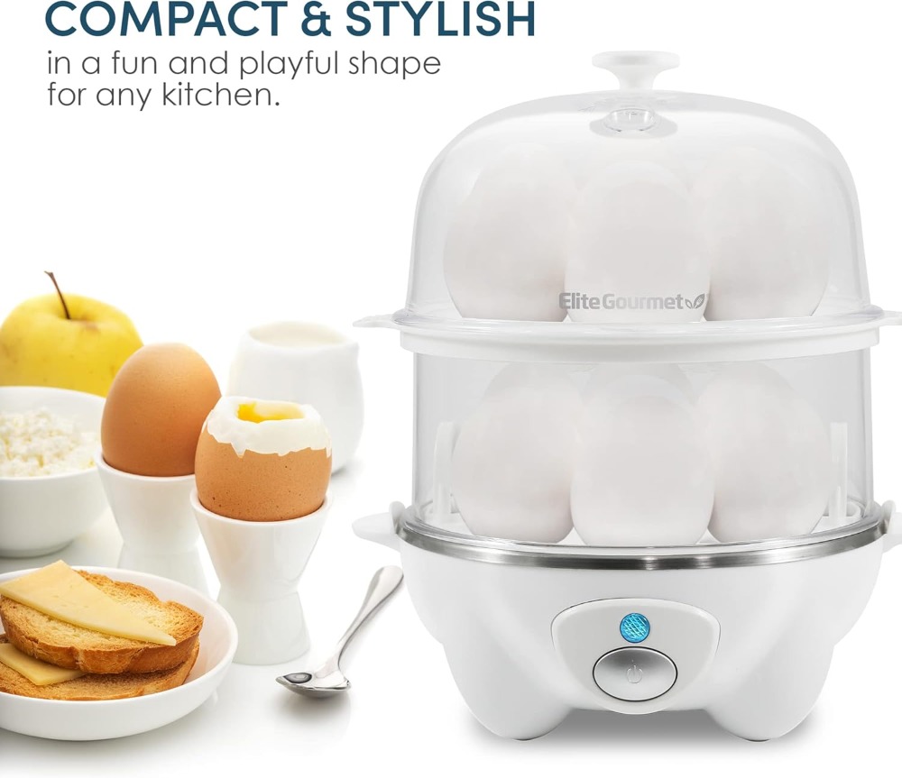 2-Tiered Rapid Egg Cooker: Poa - Egg Cooker Rapid review and price