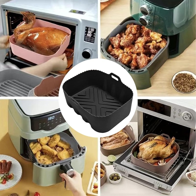 Reusable Silicone Air Fryer Li - Kitchen Appliances For Cooking review and price